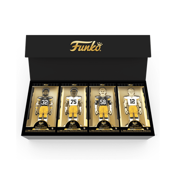Vinyl GOLD 12" Pittsburgh Steelers 4-Pack, Image 1